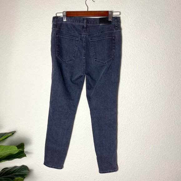 NEW Madewell 10" High-Rise Skinny Jeans Robert Wash 28 Petite - Picture 6 of 9